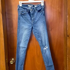 HIGH RISE JEANS SKINNY JEANS